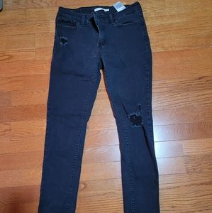 Levis Distressed Skinny Jeans (Womens Sz 29)